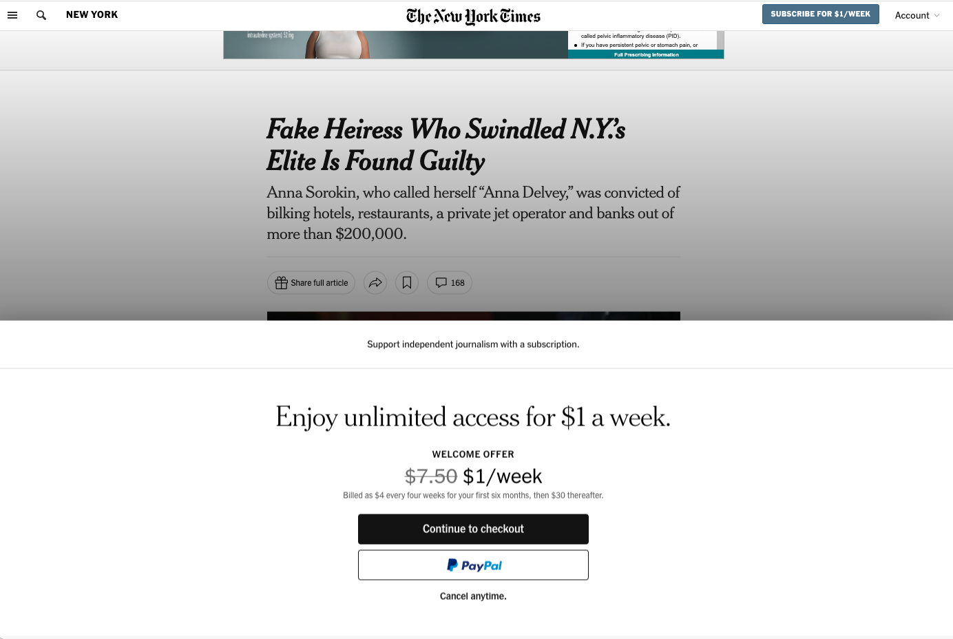 The New York Times - Fake heiress who swindled N.Y.'s elite is found guilty