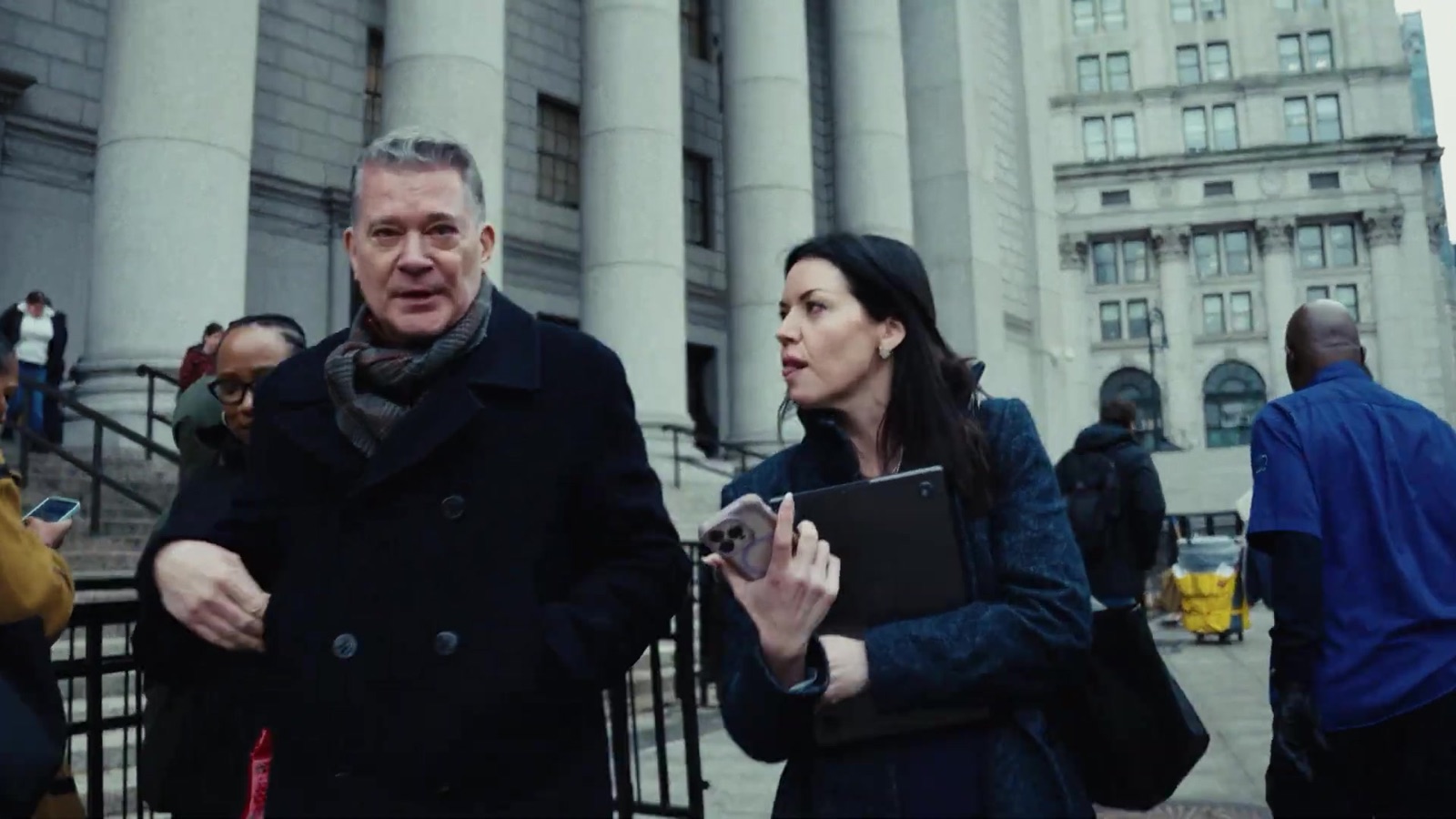 Counsel at the courthouse