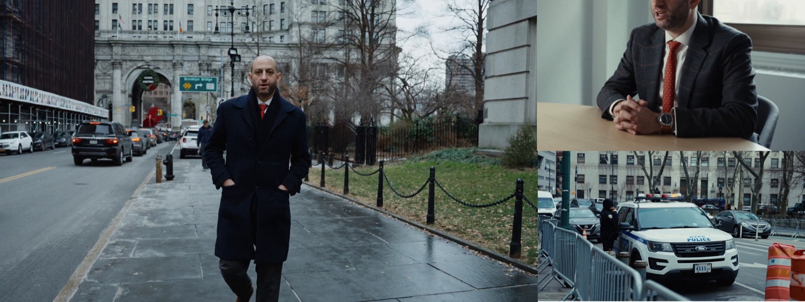 Foley Square walk, the interview, the barricades - from the firm film
