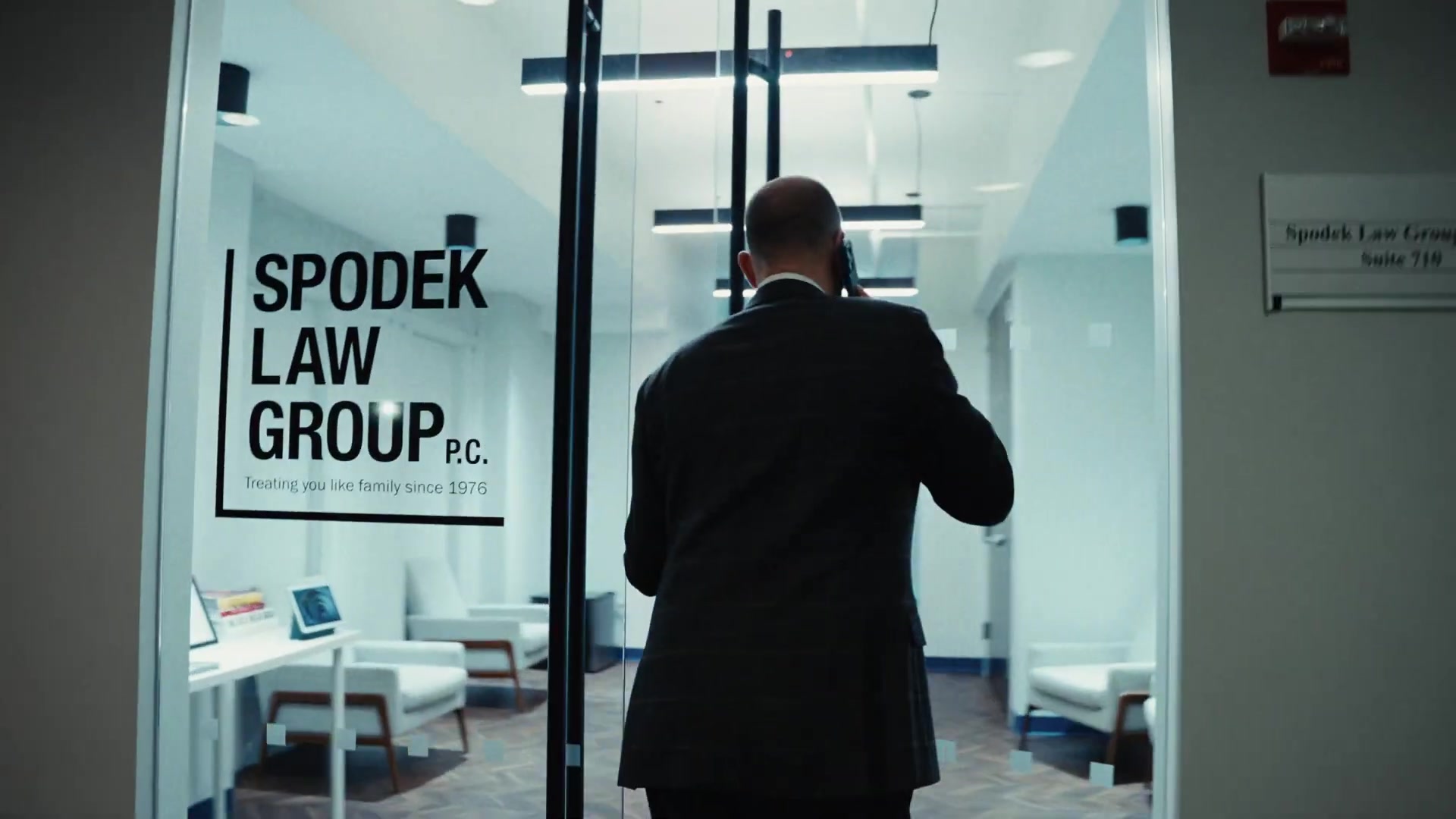 Spodek Law Group office entrance